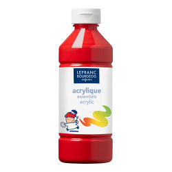 Acrylic paint - Lefranc & Bourgeois - primary red, 500 ml