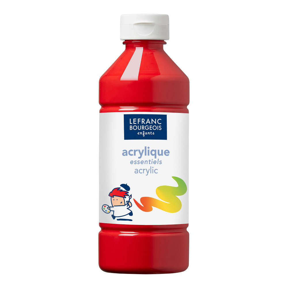 Acrylic paint - Lefranc & Bourgeois - primary red, 500 ml