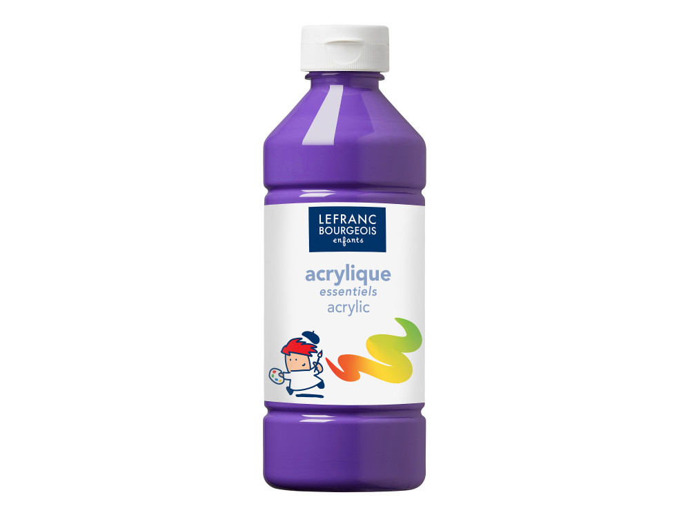 Farba akrylowa - Lefranc & Bourgeois - fioletowa, 500 ml