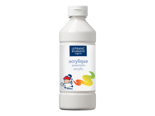 Farba akrylowa - Lefranc & Bourgeois - biała, 500 ml