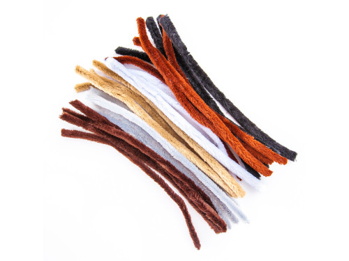 Chenille Stems - DpCraft - animal prints, 30 cm, 24 pcs.