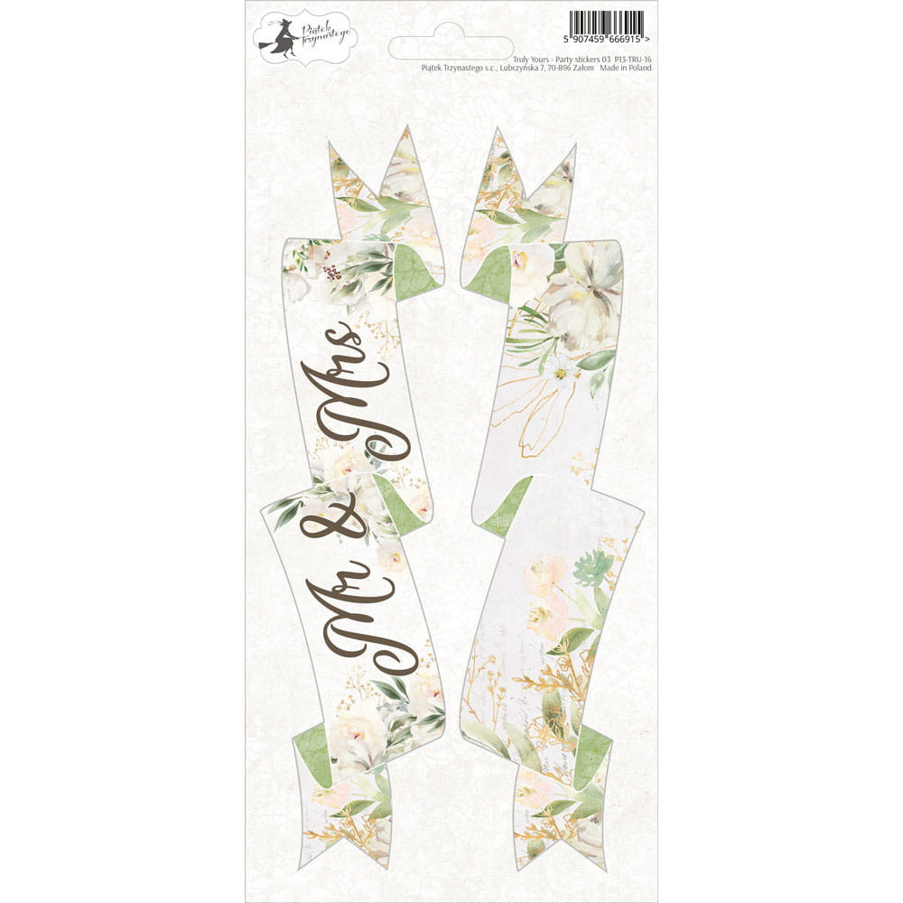 Party sticker sheet - Piątek Trzynastego - Truly Yours 03