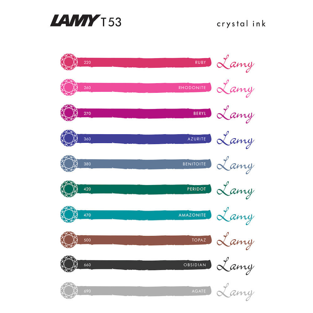 Atrament T53 Crystal Ink - Lamy - Agate, 30 ml