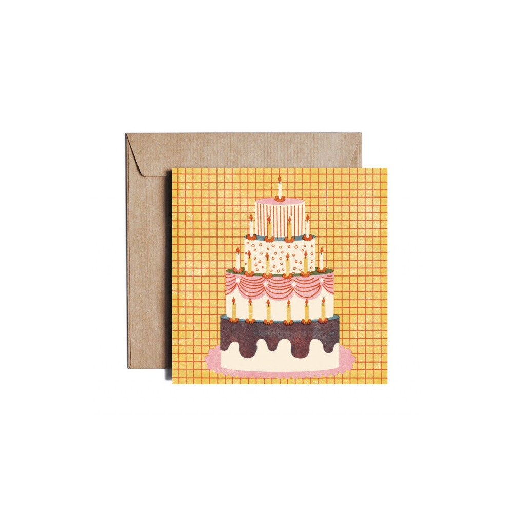 Greeting card - Pieskot - Sugar, sugar honey, 14,5 x 14,5 cm