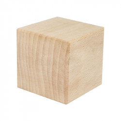 Drewniana kostka, klocek - 5,6 x 5,6 cm