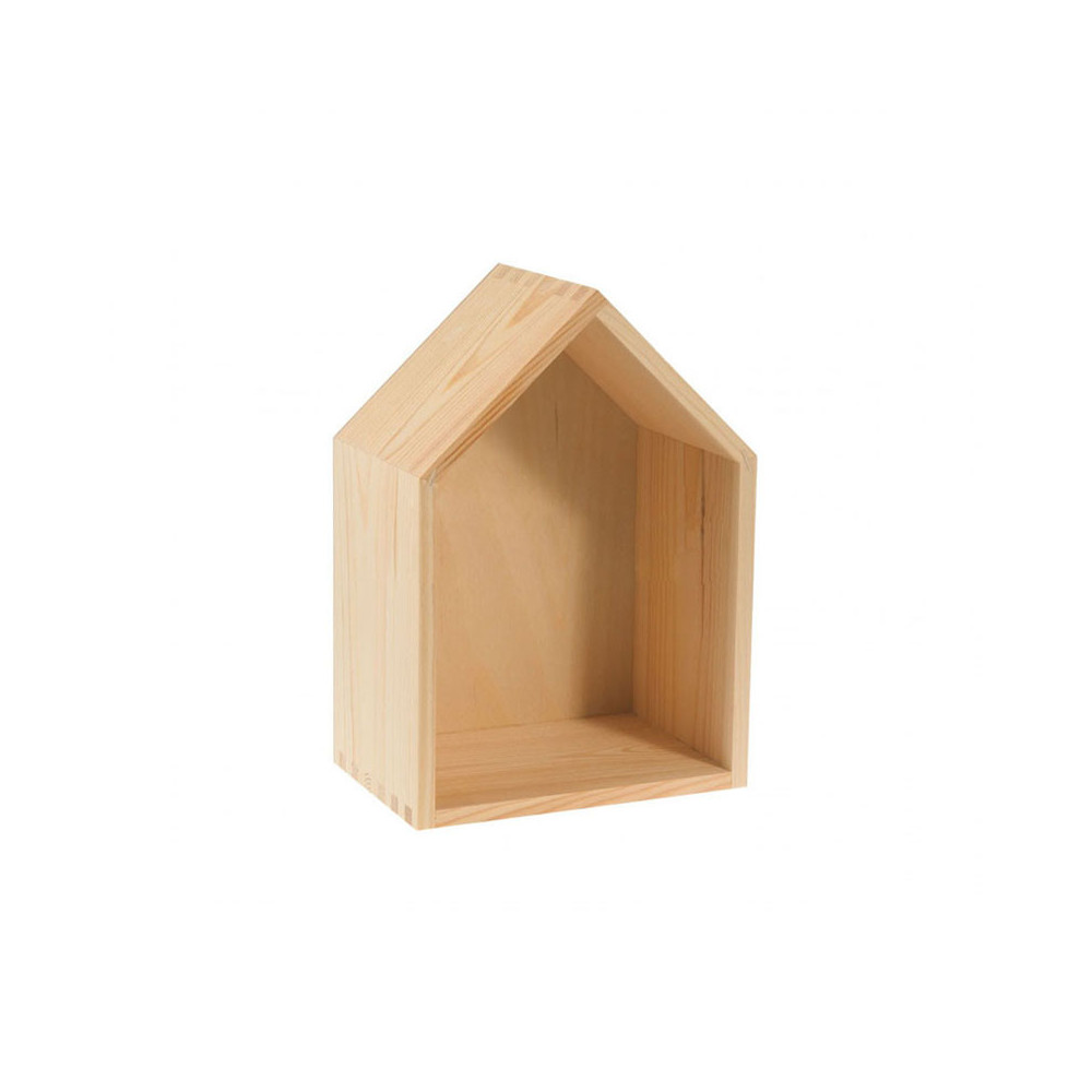 Wooden house - small, 15 x 13,3 x 25 cm