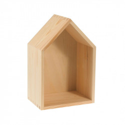 Drewniany domek - średni, 20 x 13,3 x 30 cm
