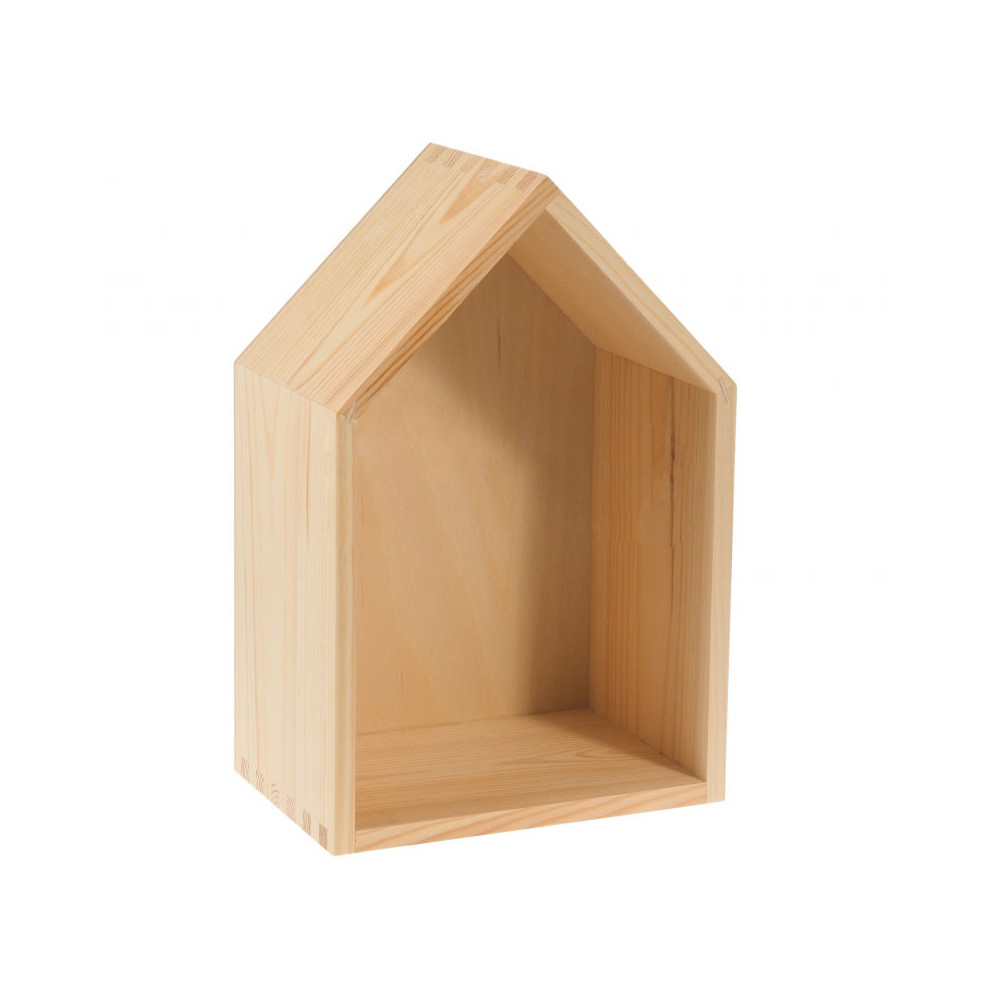 Drewniany domek - duży, 25 x 13,3 x 35 cm