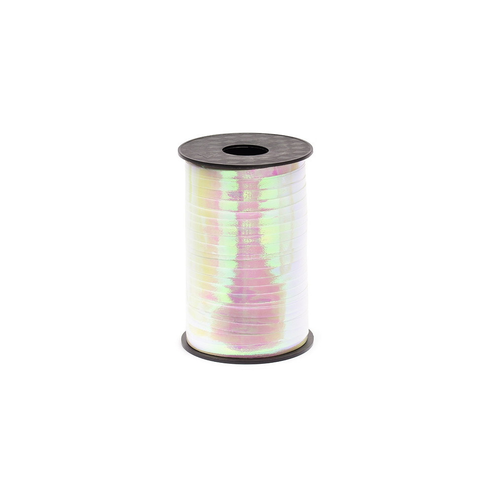 Plastic ribbon - opalescent, 5 mm x 225 m