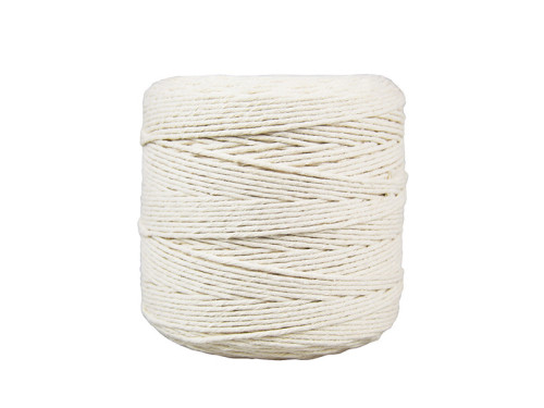 Cotton cord for macrames - natural, light beige, 2 mm, 500 g, 300 m