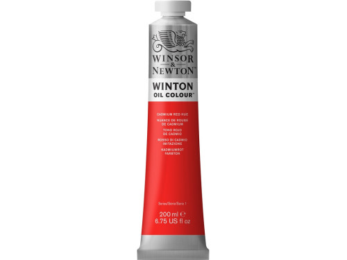 Oil paint Winton Oil Colour - Winsor & Newton - cadmium red hue, 200 ml