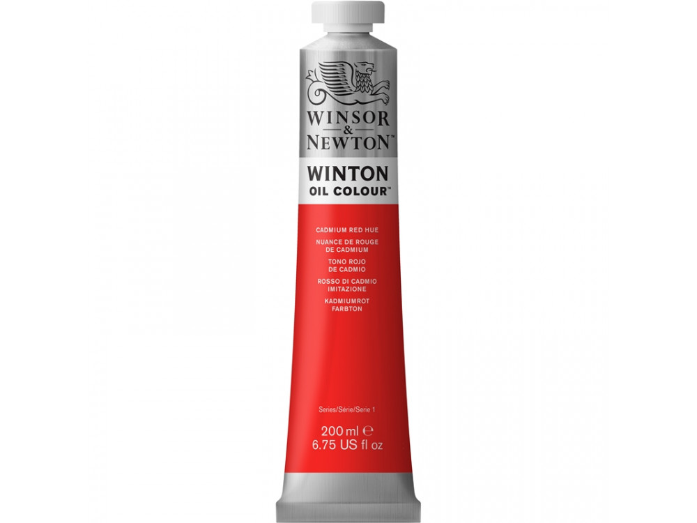 Oil paint Winton Oil Colour - Winsor & Newton - cadmium red hue, 200 ml