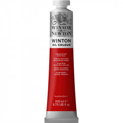 Oil paint Winton Oil Colour - Winsor & Newton - cadmium red deep hue, 200 ml