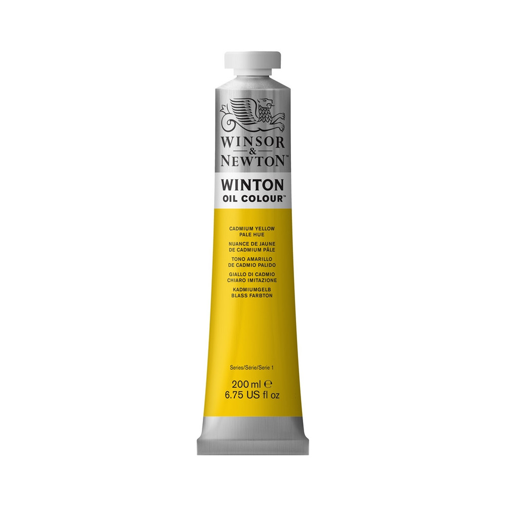 Farba olejna Winton Oil Colour - Winsor & Newton - cadmium yellow pale hue, 200 ml