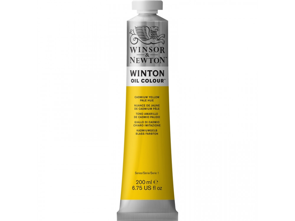 Oil paint Winton Oil Colour - Winsor & Newton - cadmium yellow pale hue, 200 ml