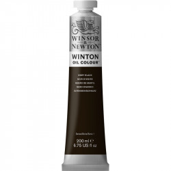 Farba olejna Winton Oil Colour - Winsor & Newton - ivory black, 200 ml
