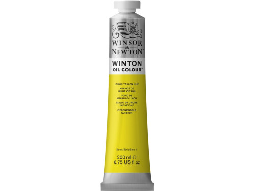 Oil paint Winton Oil Colour - Winsor & Newton - lemon yellow hue, 200 ml
