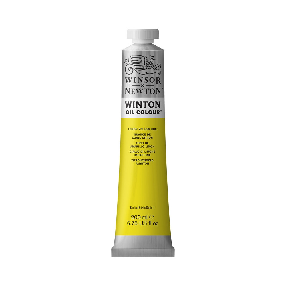 Farba olejna Winton Oil Colour - Winsor & Newton - lemon yellow hue, 200 ml
