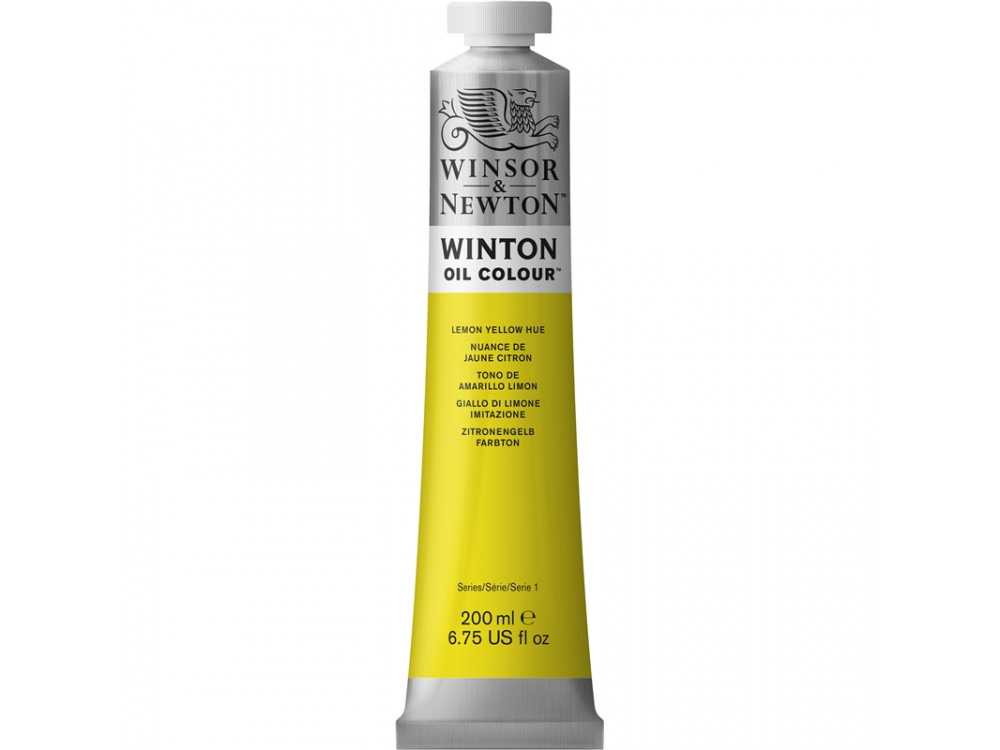 Oil paint Winton Oil Colour - Winsor & Newton - lemon yellow hue, 200 ml