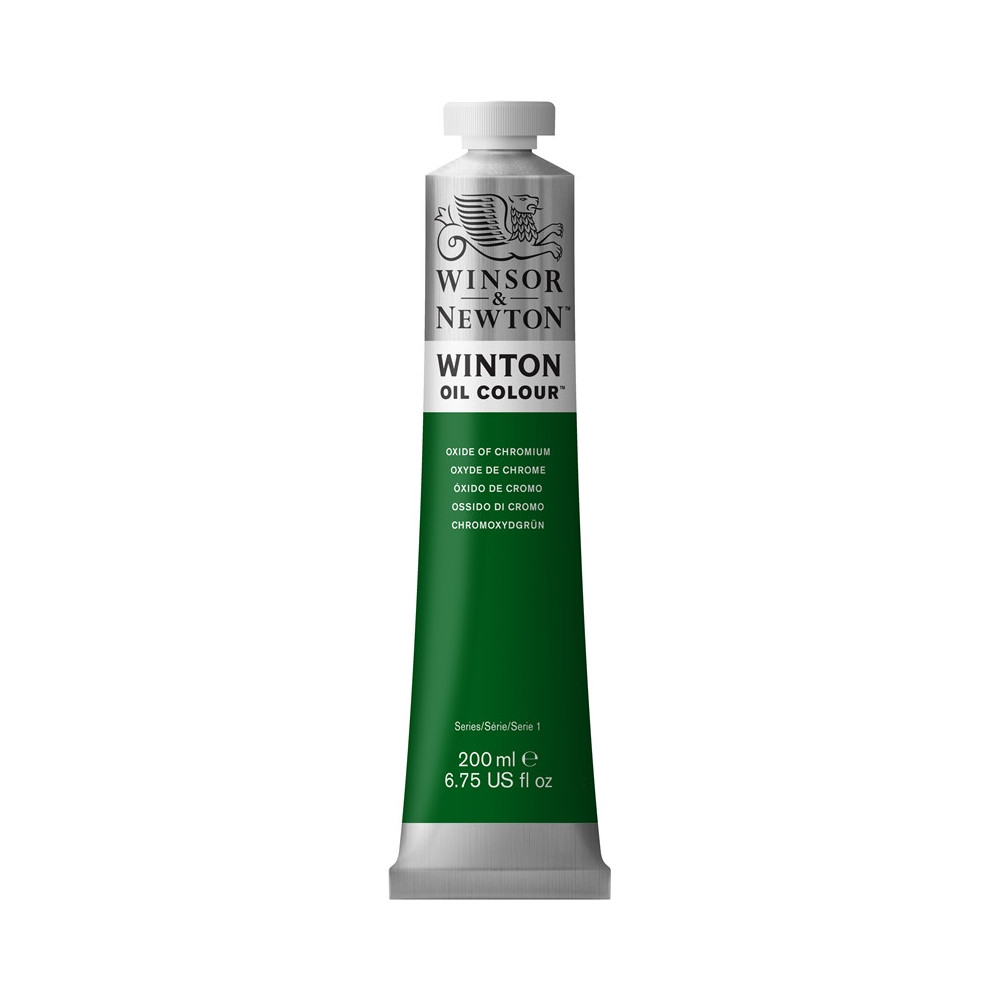 Farba olejna Winton Oil Colour - Winsor & Newton - oxide of chromium, 200 ml