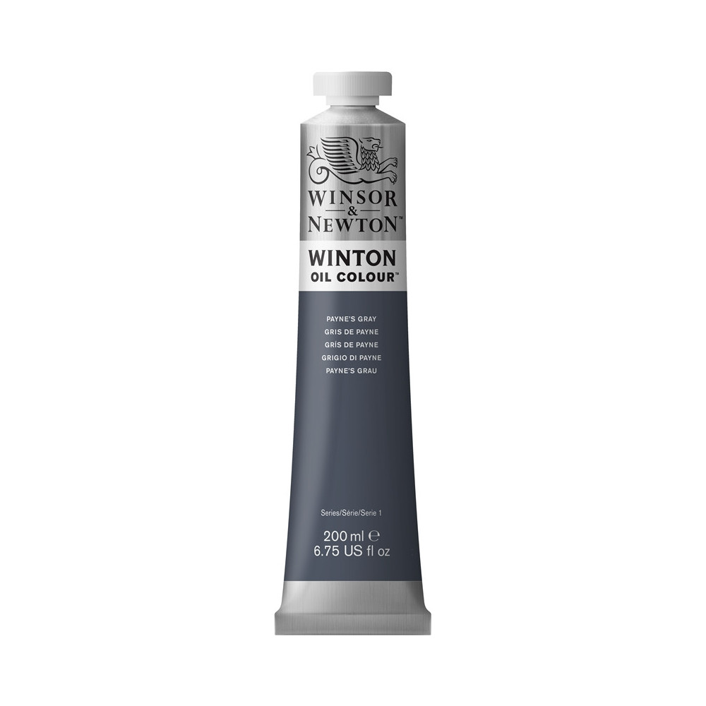 Farba olejna Winton Oil Colour - Winsor & Newton - payne's grey, 200 ml