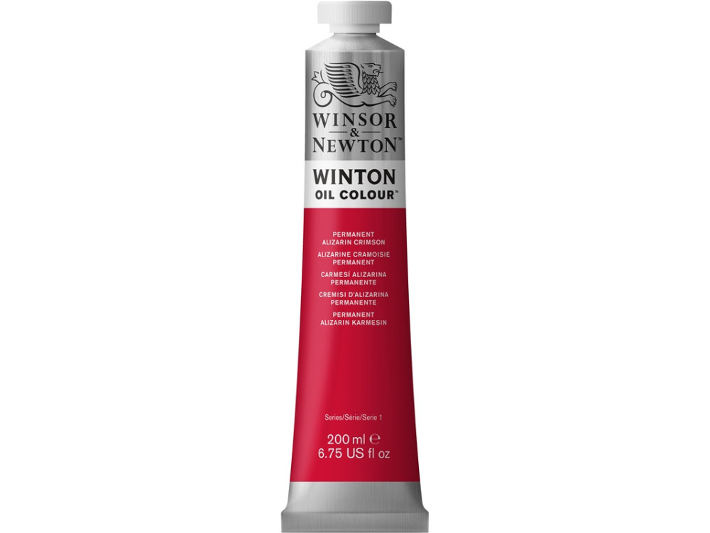 Oil paint Winton Oil Colour - Winsor & Newton - permanent alizarin crimson, 200 ml
