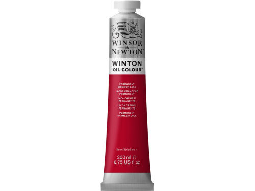 Farba olejna Winton Oil Colour - Winsor & Newton - permanent crimson lake, 200 ml