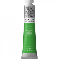 Farba olejna Winton Oil Colour - Winsor & Newton - permanent green light, 200 ml