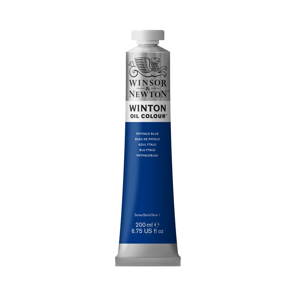 Oil paint Winton Oil Colour - Winsor & Newton - phthalo blue, 200 ml