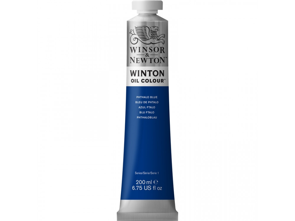 Farba olejna Winton Oil Colour - Winsor & Newton - phthalo blue, 200 ml