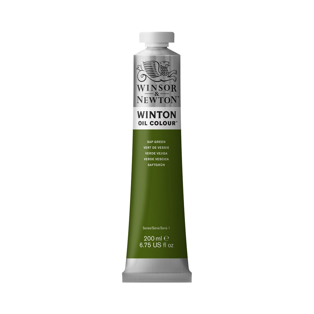 Farba olejna Winton Oil Colour - Winsor & Newton - sap green, 200 ml
