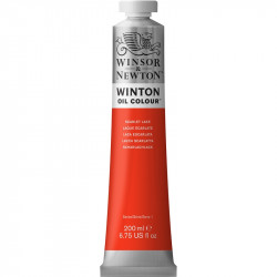 Farba olejna Winton Oil Colour - Winsor & Newton - scarlet lake, 200 ml