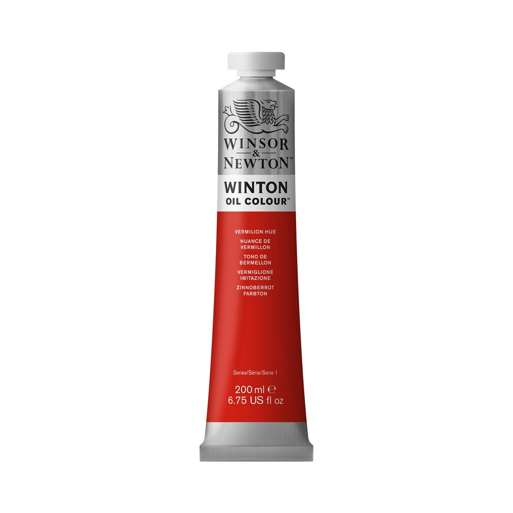 Oil paint Winton Oil Colour - Winsor & Newton - vermilion hue, 200 ml