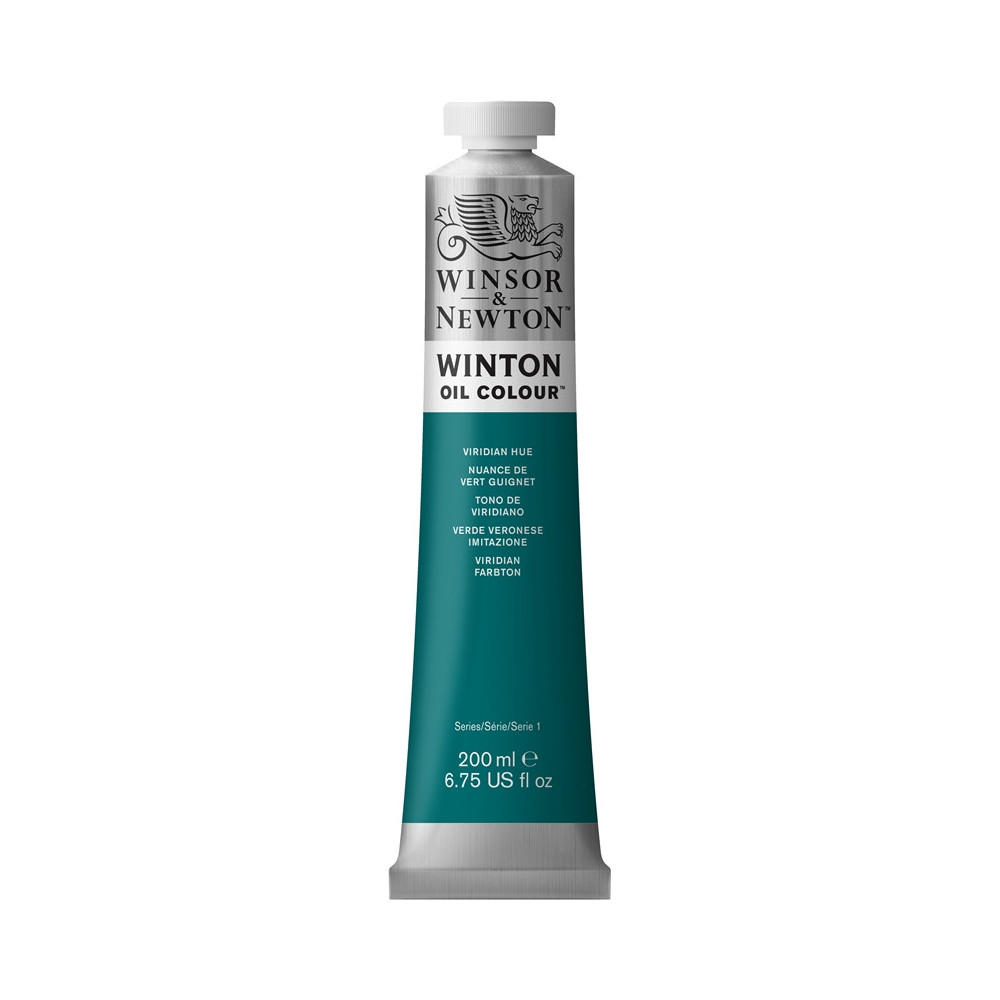 Farba olejna Winton Oil Colour - Winsor & Newton - viridian hue, 200 ml