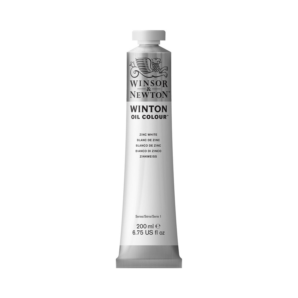 Farba olejna Winton Oil Colour - Winsor & Newton - zinc white, 200 ml