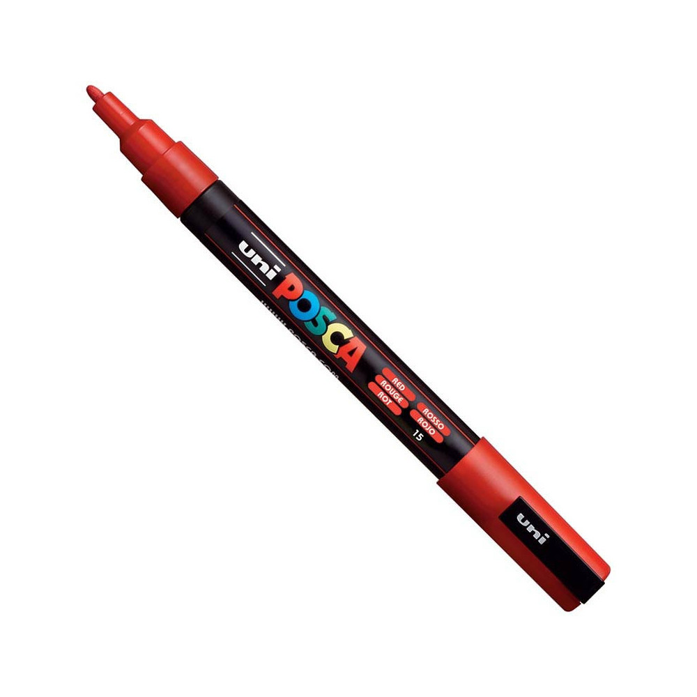Marker Posca PC-3M - Uni - czerwony, red