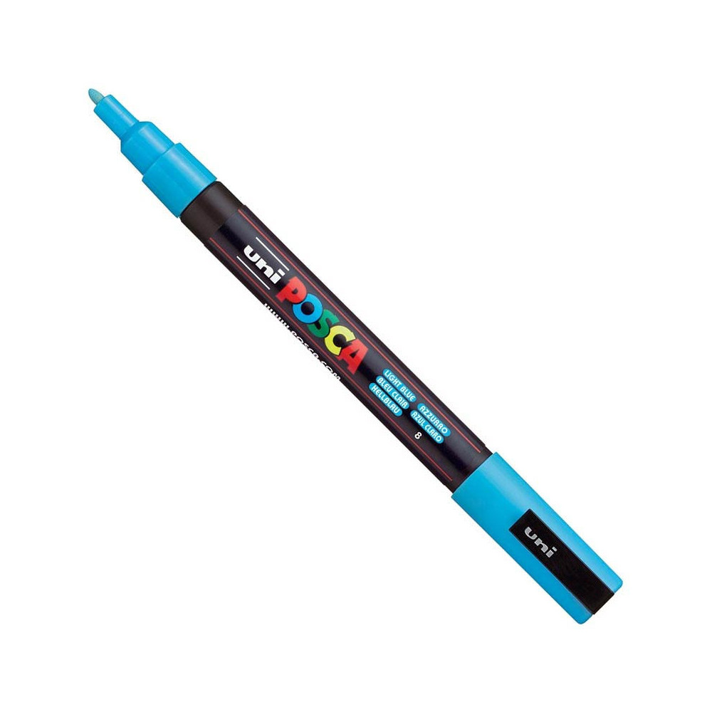 Marker Posca PC-3M - Uni - jasnoniebieski, light blue