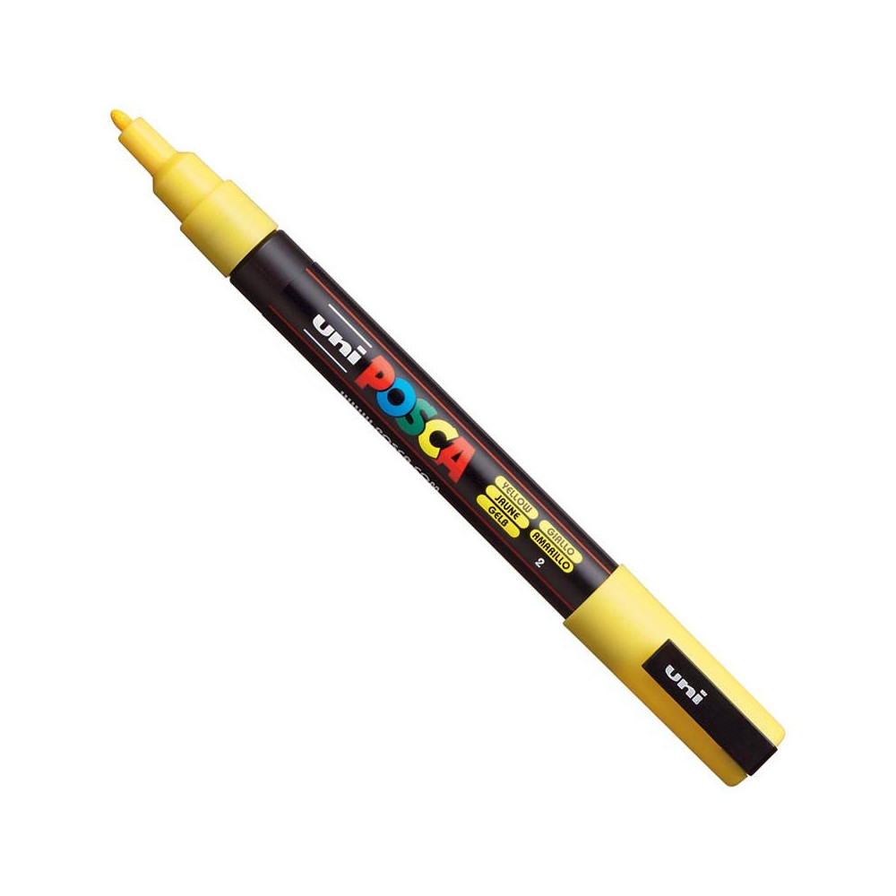 Marker Posca PC-3M - Uni - żółty, yellow