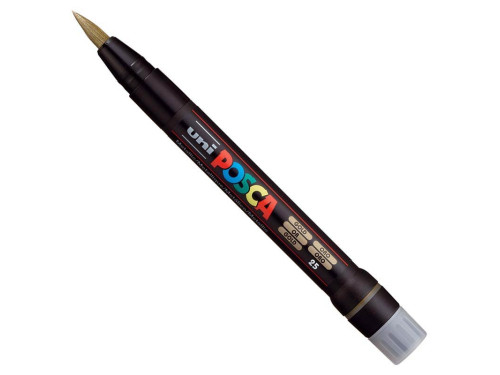 Marker pędzelkowy Posca PCF-350 - Uni - złoty, gold