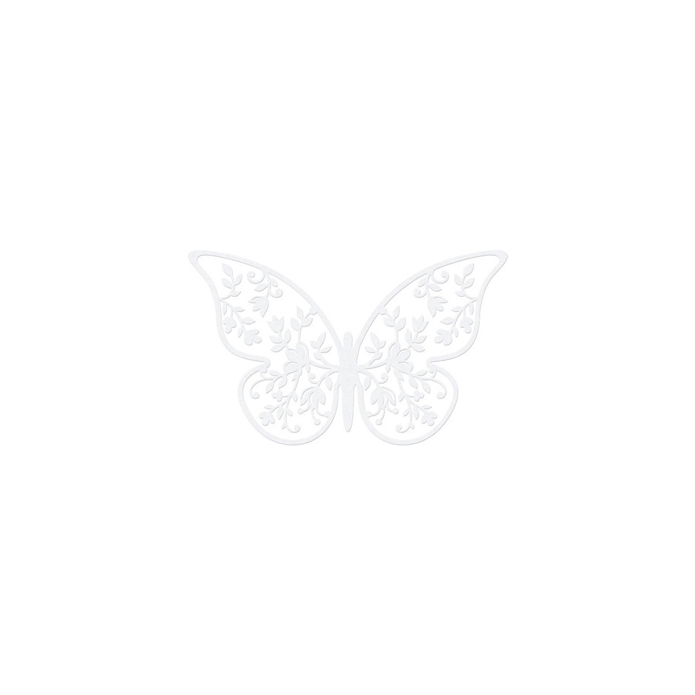 Paper Decorations Butterfly, 6.5 x 4cm, 10 pcs