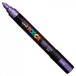Marker Posca PC-5M - Uni - fioletowy, metallic violet