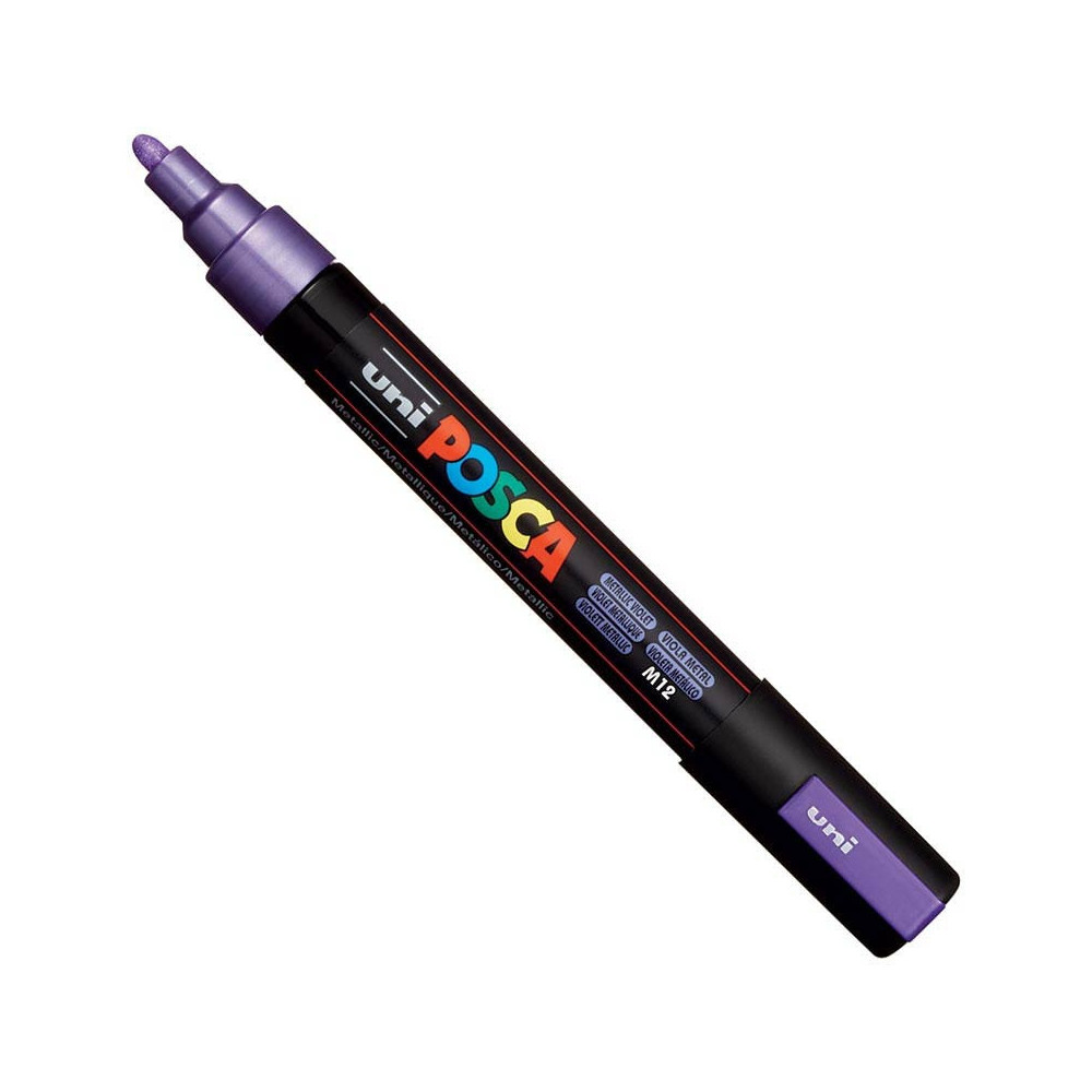 Marker Posca PC-5M - Uni - fioletowy, metallic violet
