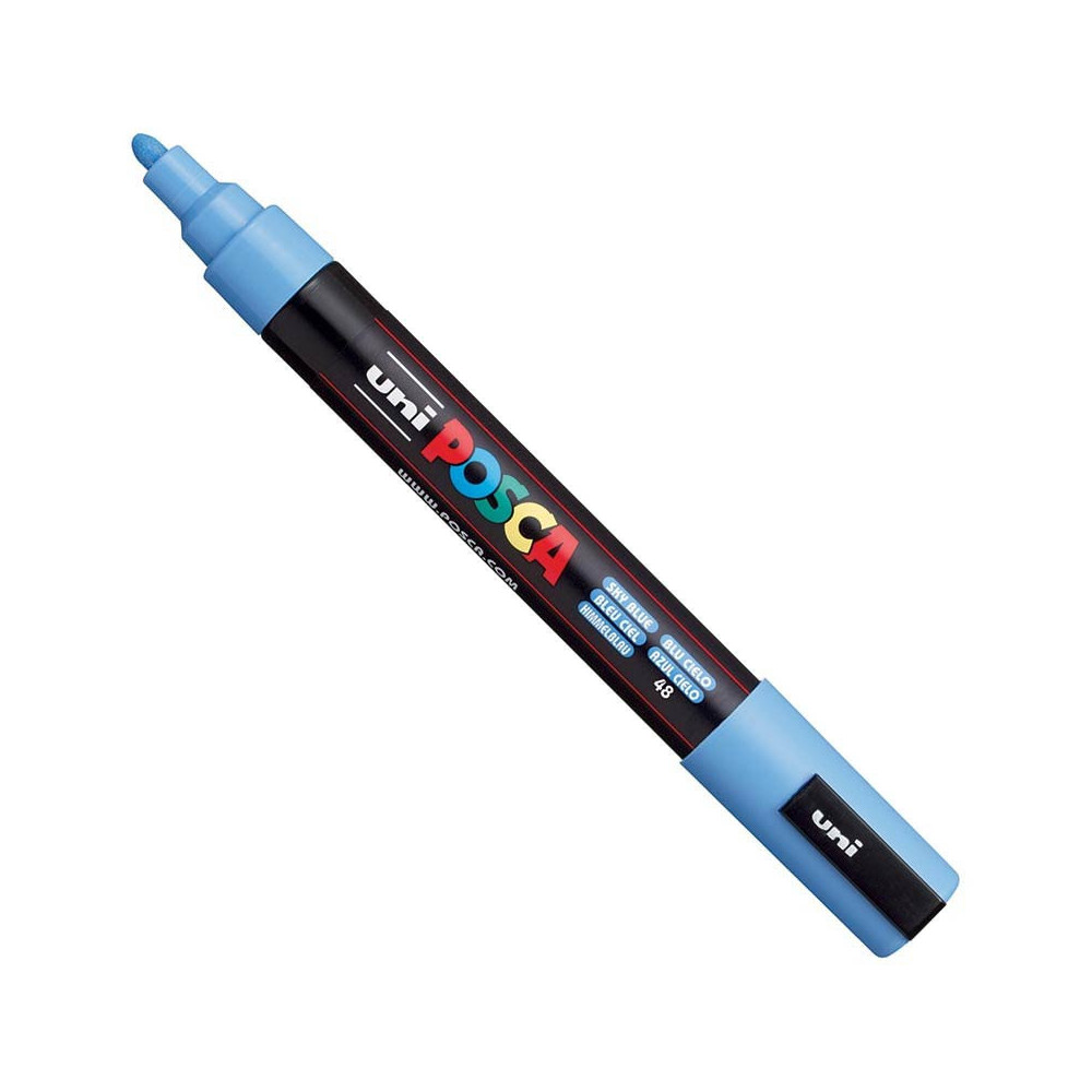 Marker Posca PC-5M - Uni - błękitny, sky blue