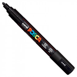 Marker Posca PC-5M - Uni - czarny, black