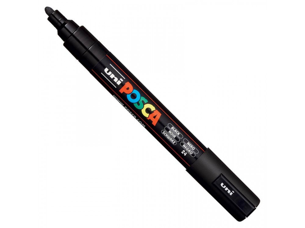 Marker Posca PC-5M - Uni - czarny, black