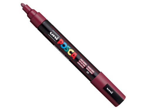 Marker Posca PC-5M - Uni - czerwony, red wine