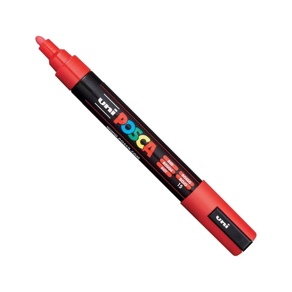 Marker Posca PC-5M - Uni - czerwony, red