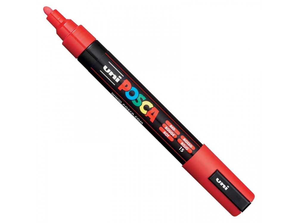 Marker Posca PC-5M - Uni - czerwony, red