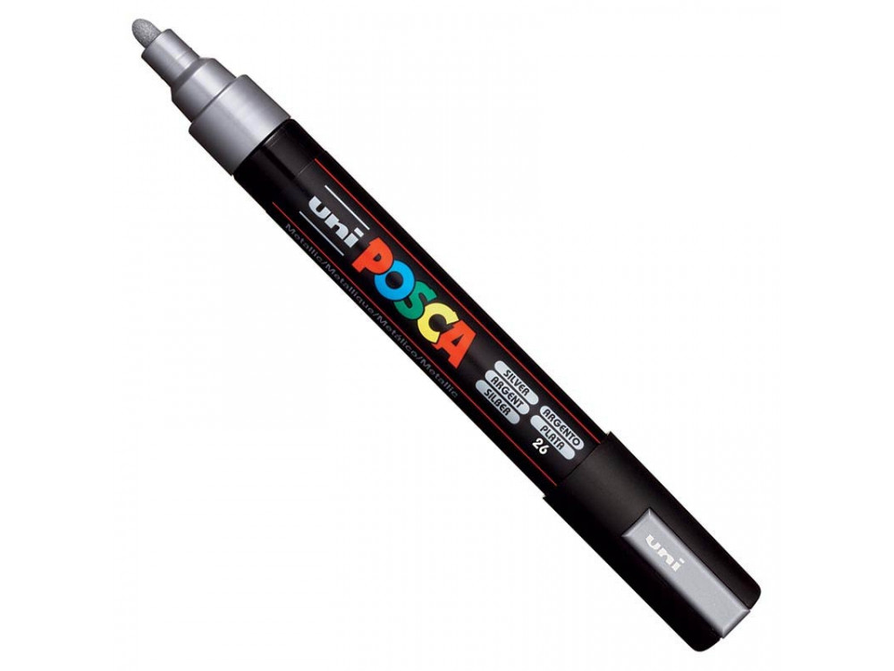 Uni Posca Paint Marker Pen PC-5M - Silver