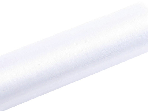 Smooth organza - white, 0,16 x 9 m
